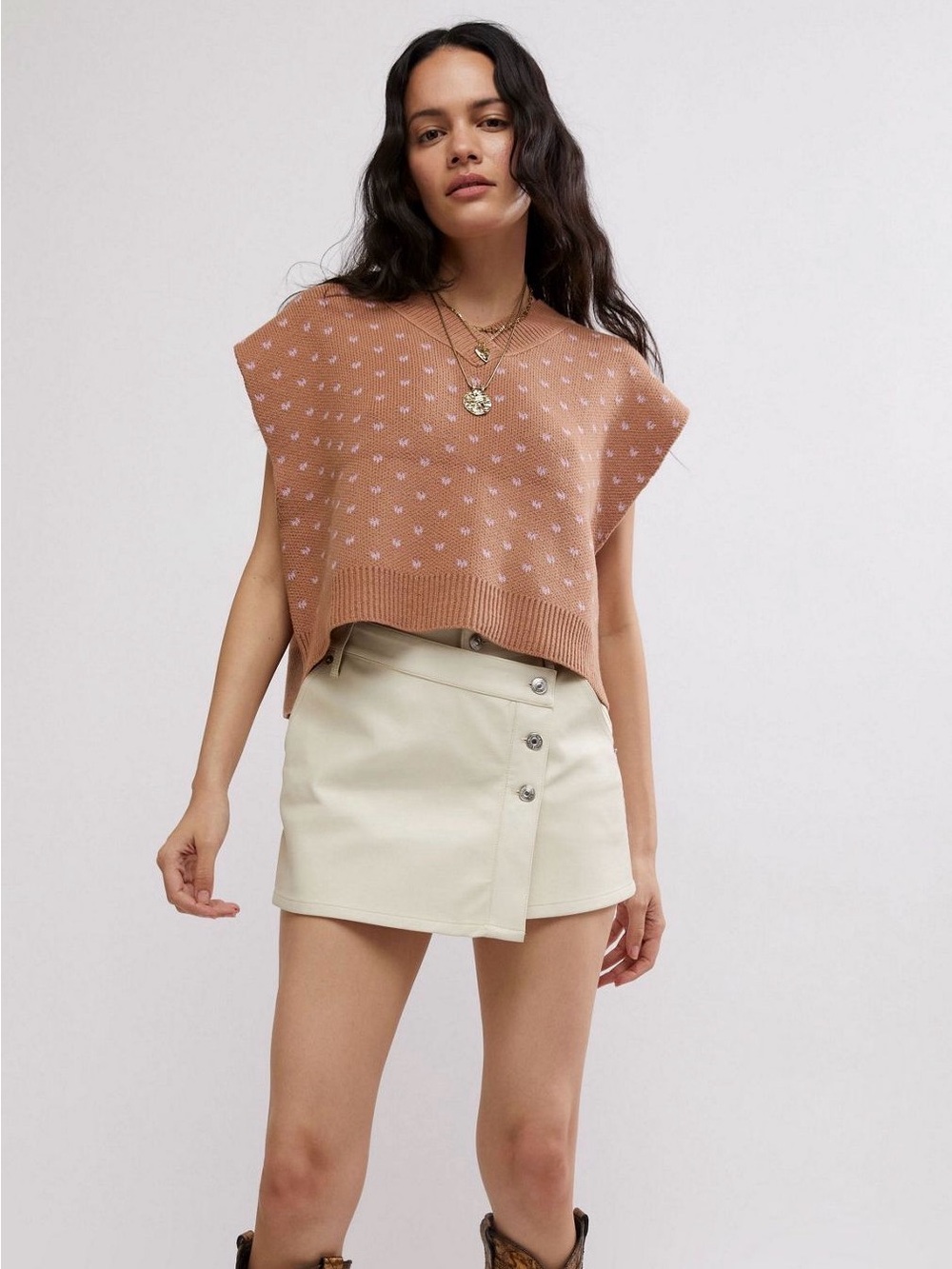 Free People Pattern Easy Street Vest